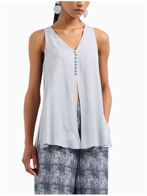 Top con scollo a V Emporio Armani | EW000712AF12691U9309